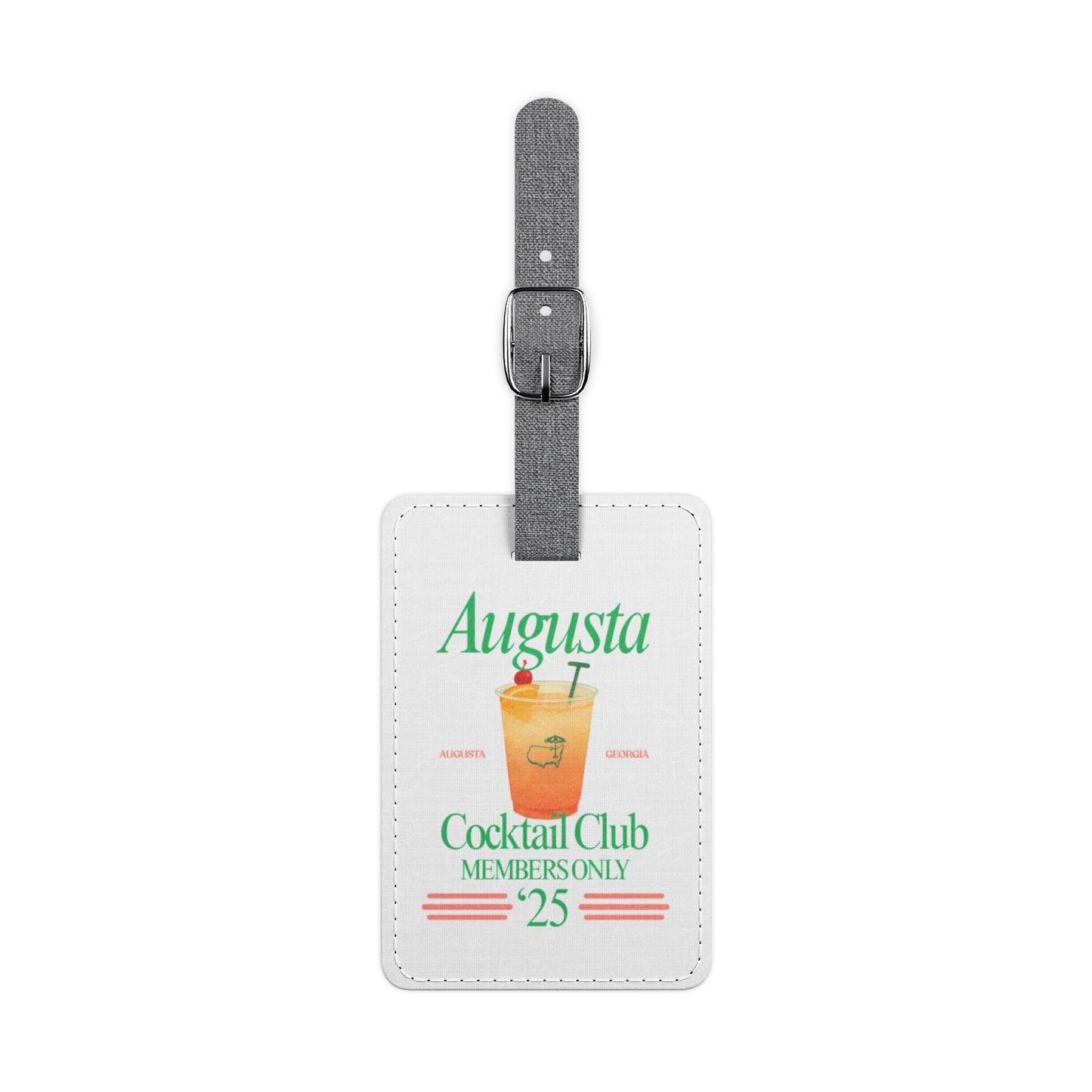 AUGUSTA COCKTAIL CLUB LUGGAGE TAG