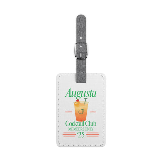 AUGUSTA COCKTAIL CLUB LUGGAGE TAG