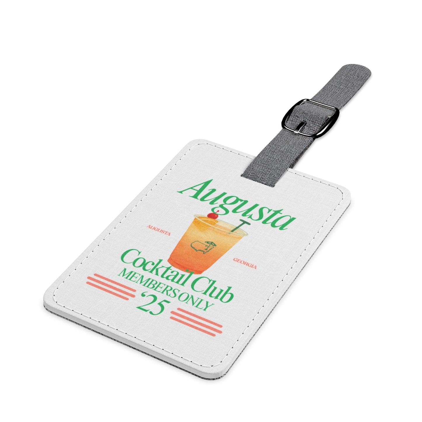 AUGUSTA COCKTAIL CLUB LUGGAGE TAG