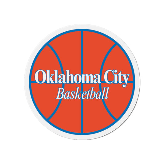 OKLAHOMA CITY BASKETBALL MAGNET